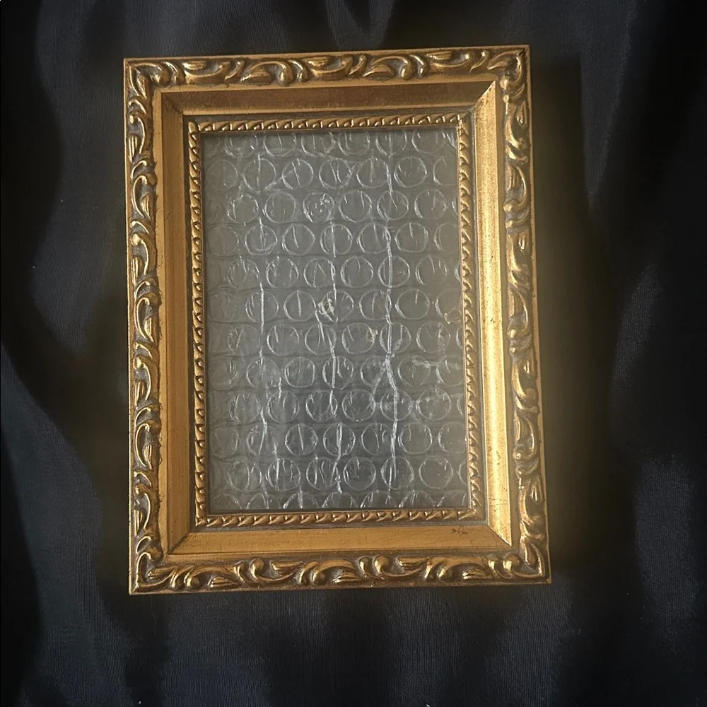 Gold Picture Frame  5x6 1/2